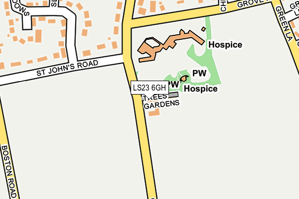 LS23 6GH map - OS OpenMap – Local (Ordnance Survey)