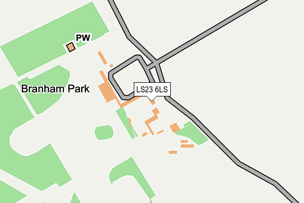 LS23 6LS map - OS OpenMap – Local (Ordnance Survey)