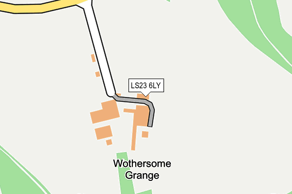 LS23 6LY map - OS OpenMap – Local (Ordnance Survey)