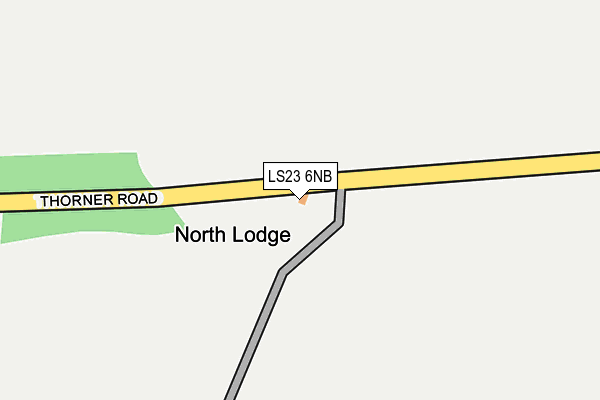 LS23 6NB map - OS OpenMap – Local (Ordnance Survey)
