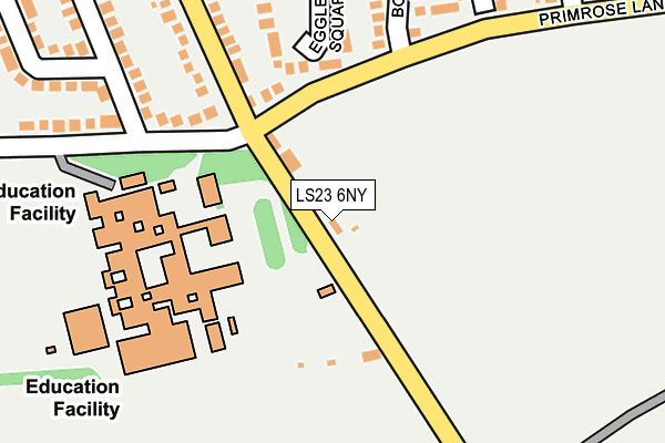 LS23 6NY map - OS OpenMap – Local (Ordnance Survey)