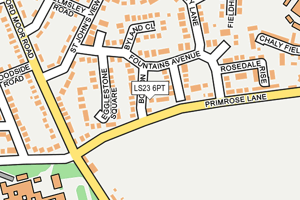 LS23 6PT map - OS OpenMap – Local (Ordnance Survey)