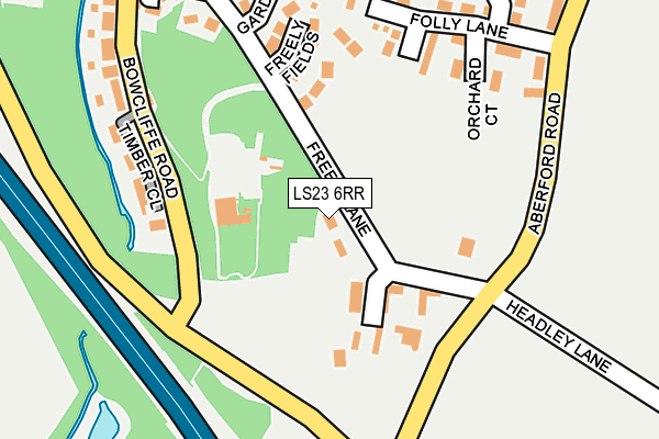 LS23 6RR map - OS OpenMap – Local (Ordnance Survey)