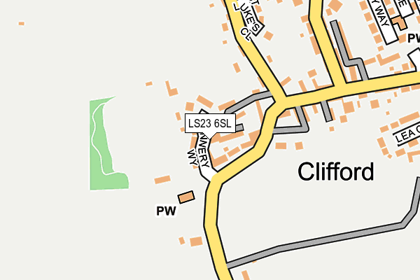 Map of VIVIENNE BROWN LTD at local scale