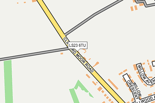 LS23 6TU map - OS OpenMap – Local (Ordnance Survey)