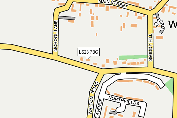 LS23 7BG map - OS OpenMap – Local (Ordnance Survey)