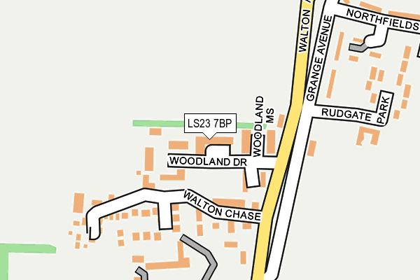 LS23 7BP map - OS OpenMap – Local (Ordnance Survey)