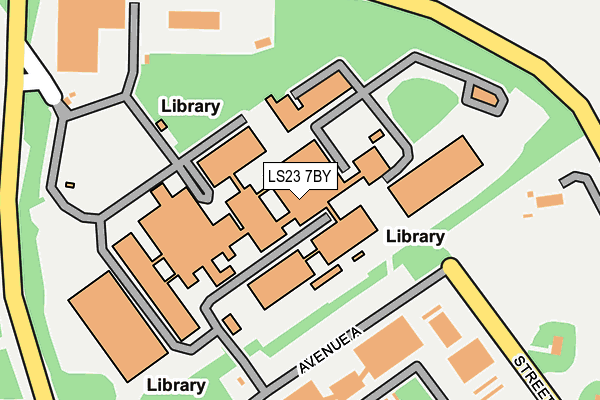 LS23 7BY map - OS OpenMap – Local (Ordnance Survey)
