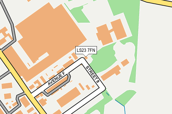 LS23 7FN map - OS OpenMap – Local (Ordnance Survey)