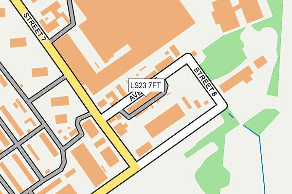 LS23 7FT map - OS OpenMap – Local (Ordnance Survey)