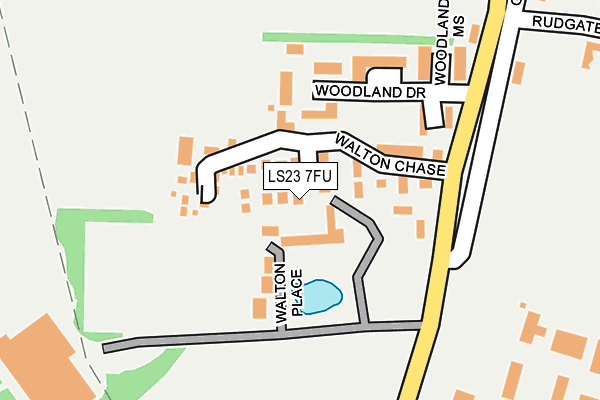 LS23 7FU map - OS OpenMap – Local (Ordnance Survey)