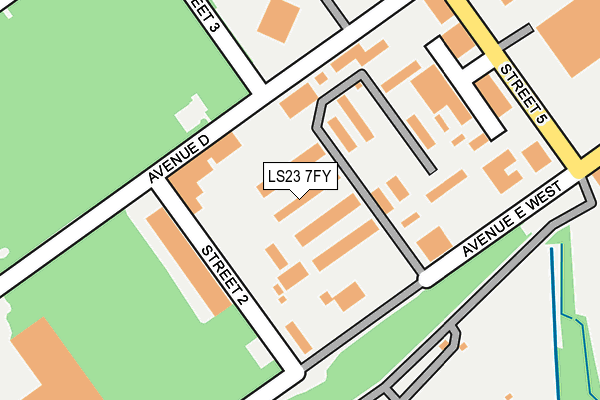 LS23 7FY map - OS OpenMap – Local (Ordnance Survey)