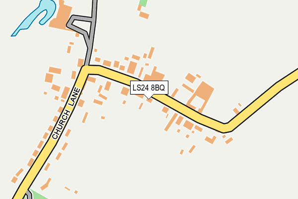 LS24 8BQ map - OS OpenMap – Local (Ordnance Survey)