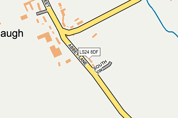 LS24 8DF map - OS OpenMap – Local (Ordnance Survey)