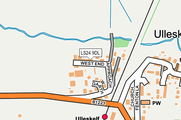 LS24 9DL map - OS OpenMap – Local (Ordnance Survey)