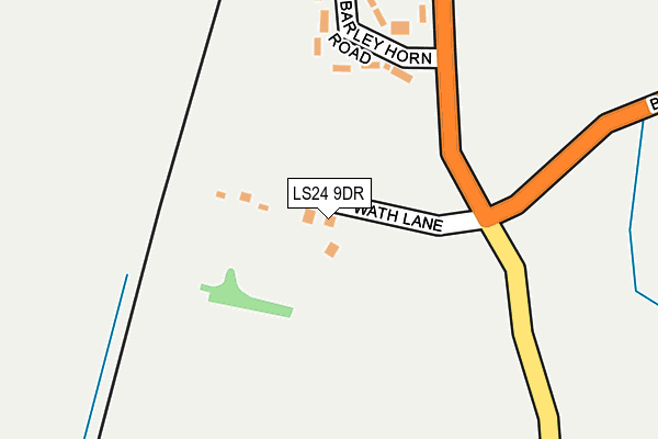 LS24 9DR map - OS OpenMap – Local (Ordnance Survey)