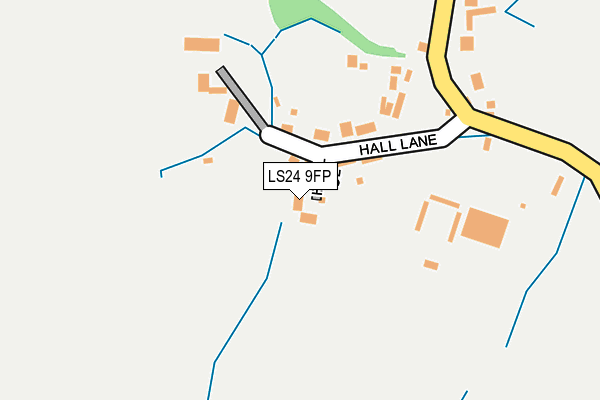 LS24 9FP map - OS OpenMap – Local (Ordnance Survey)