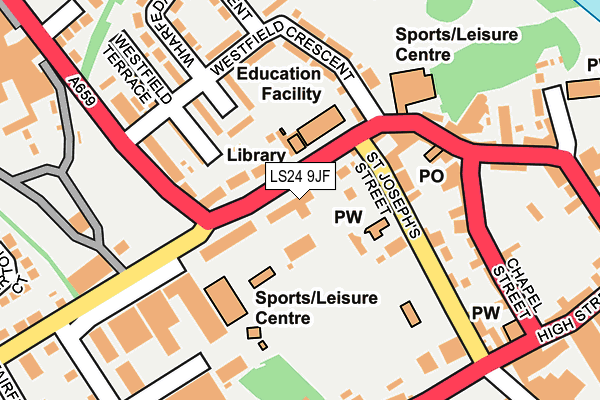 Map of TRINITY RECRUITMENT LTD at local scale