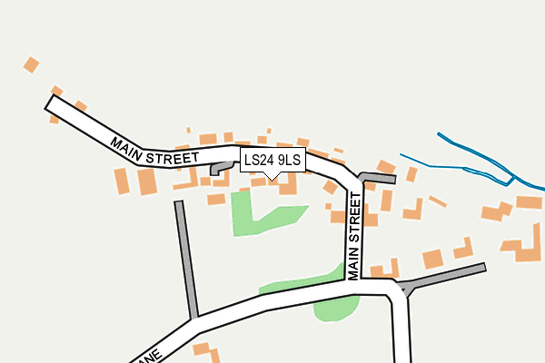 LS24 9LS map - OS OpenMap – Local (Ordnance Survey)