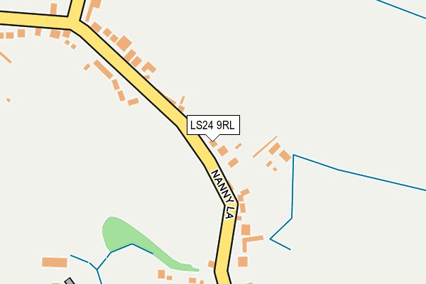 LS24 9RL map - OS OpenMap – Local (Ordnance Survey)