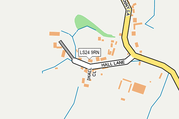 LS24 9RN map - OS OpenMap – Local (Ordnance Survey)