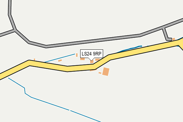 LS24 9RP map - OS OpenMap – Local (Ordnance Survey)
