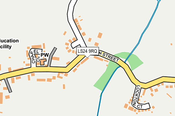 LS24 9RQ map - OS OpenMap – Local (Ordnance Survey)