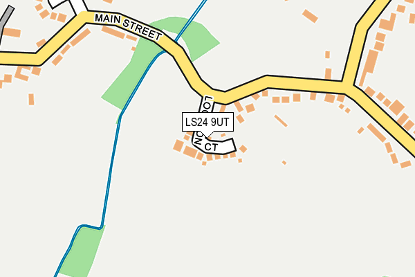 LS24 9UT map - OS OpenMap – Local (Ordnance Survey)