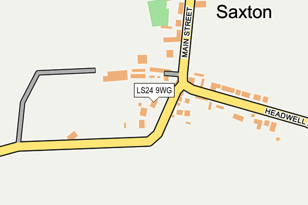 LS24 9WG map - OS OpenMap – Local (Ordnance Survey)