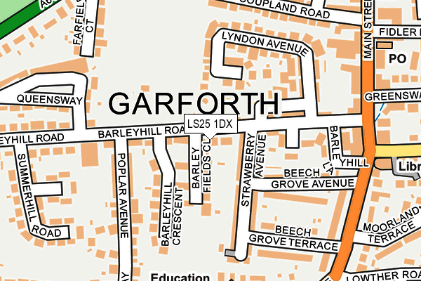 Map of SUREBUILD (GARFORTH) LIMITED at local scale