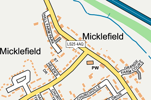 Map of BENGAL COTTAGE MICKLEFIELD LTD at local scale