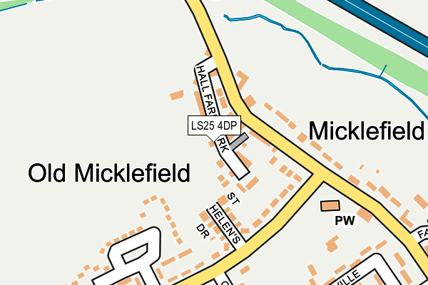Map of CHAPEL COURT MICKLEFIELD LIMITED at local scale