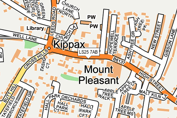Map of KIPPAX FINANCIAL SERVICES LIMITED at local scale