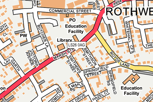 Map of ISTANBUL CUTZ ROTHWELL LIMITED at local scale