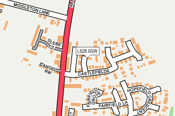 Map of FYTB LTD at local scale