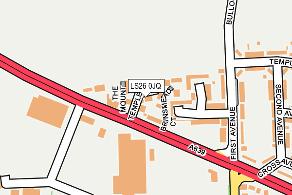 LS26 0JQ map - OS OpenMap – Local (Ordnance Survey)