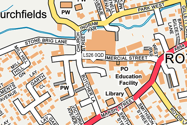 Map of WARD ENGINEERING SOLUTIONS LTD at local scale