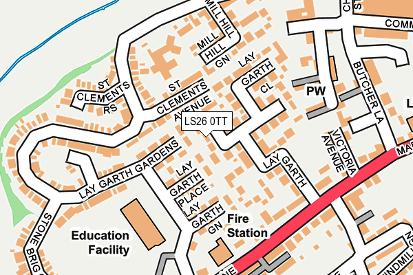 Map of SLES (LEEDS) LTD at local scale