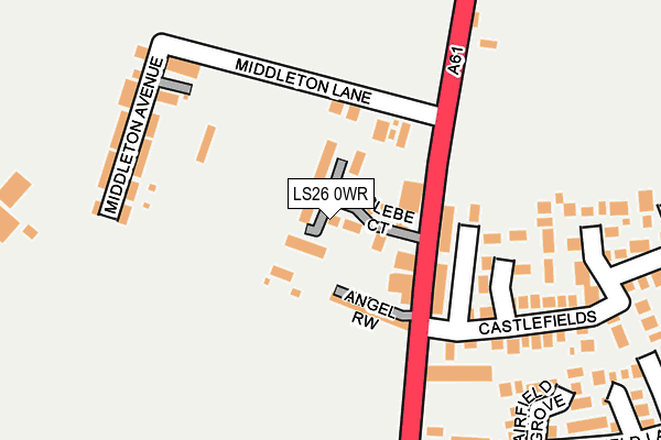 Map of LEISURE OUTLET LTD at local scale