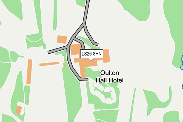 LS26 8HN map - OS OpenMap – Local (Ordnance Survey)