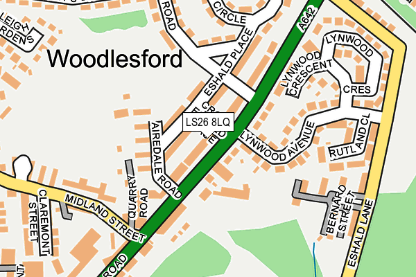 Map of HOWGATE & FARRAR OF WOODLESFORD LIMITED at local scale