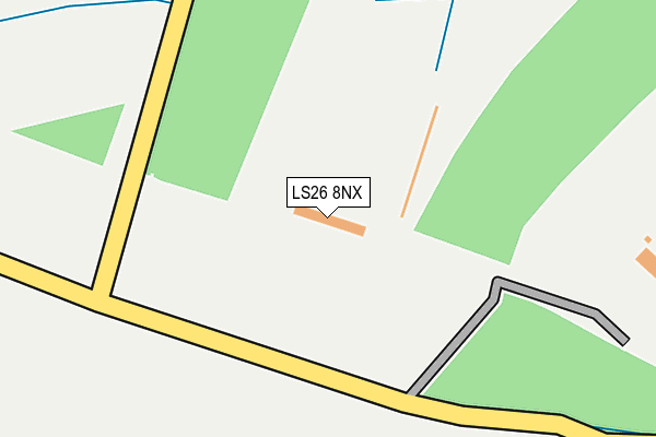 LS26 8NX map - OS OpenMap – Local (Ordnance Survey)