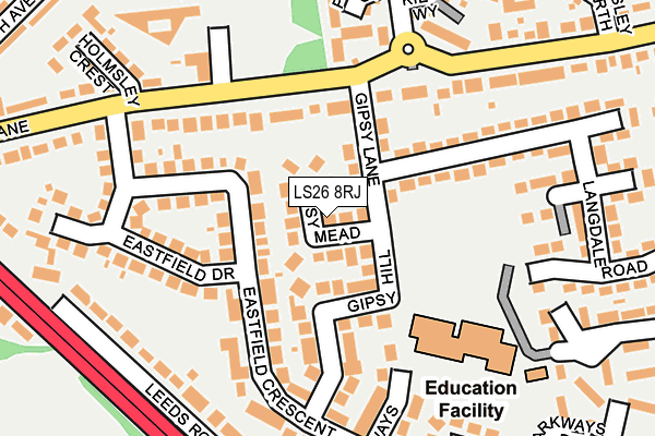 Map of EMBLETON HOMES LIMITED at local scale