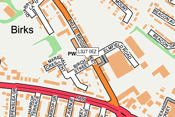 Map of ELMFIELD BUILDING SERVICES LIMITED at local scale