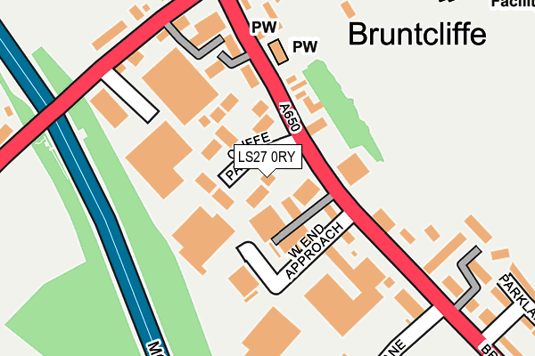 Map of ARTISAN KIRKSTALL PLACE LIMITED at local scale