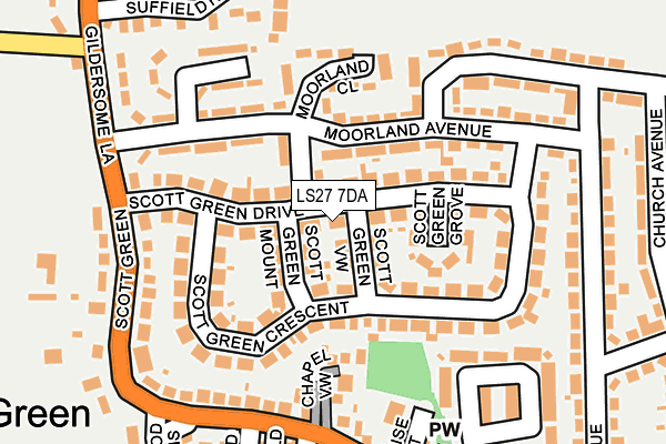 Map of FYPM LTD at local scale