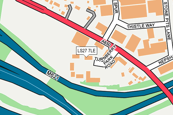Map of RIVA HOMES PENTLANDS LIMITED at local scale