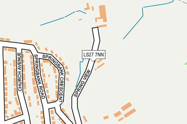 LS27 7NN map - OS OpenMap – Local (Ordnance Survey)