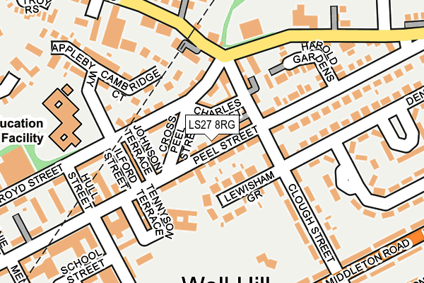 Map of SIP PROPERTIES (LEEDS) LTD at local scale