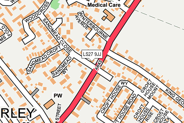 Map of M62 ADVERTISING LIMITED at local scale